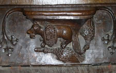 Misericord Fairford Church 